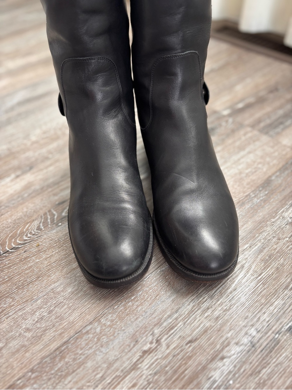 Ferragamo Black Rodi Riding Boots - Picture 7 of 15